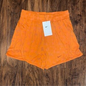 Nike Girls Youth LOOSE FIT Cheetah Print Lounge Shorts Size L Orange